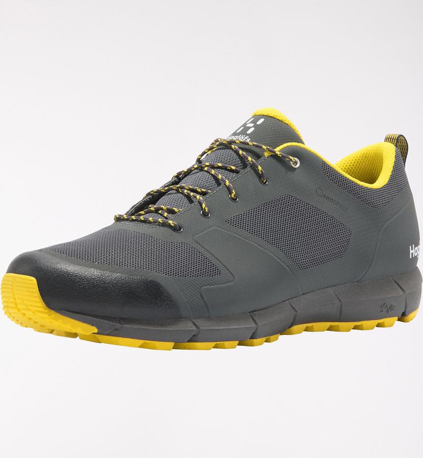 Haglöfs Mens L.I.M Low Proof Eco Hiking Shoes Black/Yellow New Zealand 08165YLQW